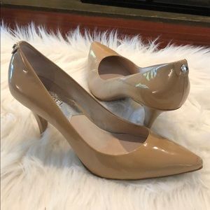 Lightly loved Michael Kors nude patent heels